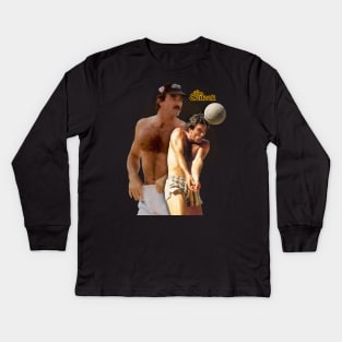 tom selleck volleyball Kids Long Sleeve T-Shirt